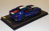 BBR Models  Ferrari Ferrari F12 TDF - AQUA BLUE / ITALIA - Blue metallic