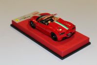 BBR Models 2011 Ferrari 43 Ferrari 458 Spider - RED / ITALIAN FLAG - 20 / 20 Red