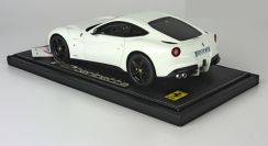 BBR Models 2012 Ferrari Ferrari F12 Berlinetta - AVUS WHITE - White Avus