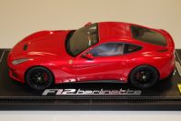 BBR Models 2012 Ferrari Ferrari F12 Berlinetta - 2008 F1 RED METALLIC - Red F1