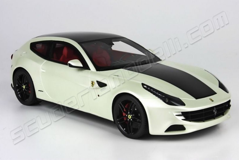 BBR Models Ferrari FF - FUJI WHITE / BLACK - Scuderiamodelli by Robert