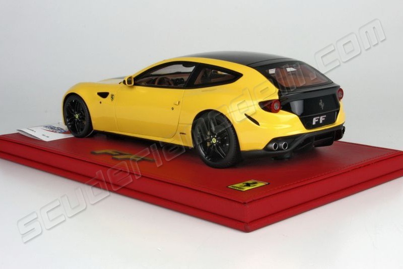 BBR Models Ferrari FF - YELLOW BLACK - Scuderiamodelli by Robert