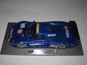 BBR Models 2007 Maserati MASERATI MC12 FIA GT 2007 Team Plateam SARA Blue