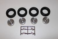 BBR Models  Wheels Spoked Wheels Ø 38 mm - 3 Wingnuts - Aluminum