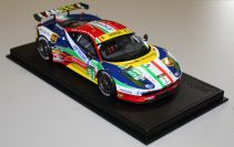 BBR Models  Ferrari Ferrari 458 Italia GT2 GTE Pro Le mans 2014 winner Red / White / Green