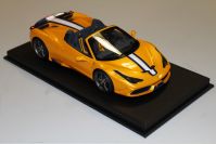 BBR Models 2014 Ferrari Ferrari 458 Speciale A - GIALLO Yellow Tristrato