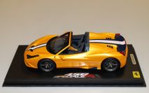 BBR Models 2014 Ferrari Ferrari 458 Speciale A - GIALLO Yellow Tristrato