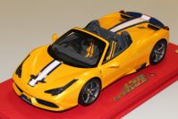 BBR Models 2014 Ferrari Ferrari 458 Speciale A - GIALLO TRISTRATTO - RHD - #09/99 Yellow Tristrato