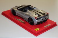 BBR Models  Ferrari Ferrari 458 Speciale A - SILVER ALLOY - #28/28 Red Matt