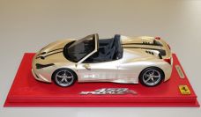 BBR Models  Ferrari Ferrari 458 Speciale A - GRIGIO INGRID - Red Matt