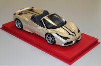 BBR Models  Ferrari Ferrari 458 Speciale A - GRIGIO INGRID - Red Matt