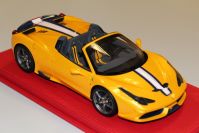 BBR Models 2014 Ferrari Ferrari 458 Speciale A - GIALLO TRISTRATTO - Yellow Tristrato