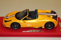 BBR Models 2014 Ferrari Ferrari 458 Speciale A - GIALLO TRISTRATTO - Yellow Tristrato