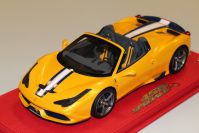 BBR Models 2014 Ferrari Ferrari 458 Speciale A - GIALLO TRISTRATTO - Yellow Tristrato