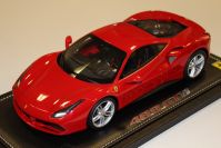 BBR Models 2015 Ferrari Ferrari 488 GTB - ROSSO CORSA - Rosso Corsa