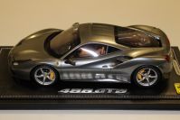 BBR Models 2015 Ferrari Ferrari 488 GTB - GRIGIO FERRO - Grey Metallic