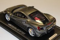 BBR Models 2015 Ferrari Ferrari 488 GTB - GRIGIO FERRO - Grey Metallic