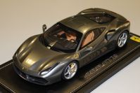 BBR Models 2015 Ferrari Ferrari 488 GTB - GRIGIO FERRO - Grey Metallic