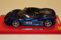 BBR Models 2015 Ferrari Ferrari 488 GTB - BLUE TDF / BLACK ROOF - Blue Tour de France