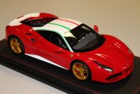 BBR Models 2016 Ferrari Ferrari 488 GTB - NIKI LAUDA - Red / White