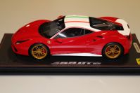 BBR Models 2016 Ferrari Ferrari 488 GTB - NIKI LAUDA - Red / White