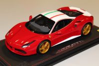 BBR Models 2016 Ferrari Ferrari 488 GTB - NIKI LAUDA - Red / White