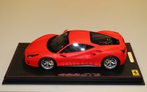 BBR Models  Ferrari Ferrari 488 GTB - ROSSO SP90 - Red Matt