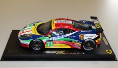 BBR Models  Ferrari Ferrari 458 Italia LM GTE PRO Le Mans 2015 #71 Red / Blue / Yellow