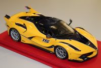 BBR Models 2016 Ferrari Ferrari FXXK - YELLOW / BLUE #15 - Yellow