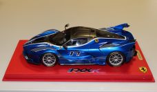 BBR Models  Ferrari Ferrari FXXK - BLACK METALLIC - #17 - Blue metallic