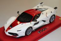 BBR Models 2016 Ferrari Ferrari FXXK - WHITE / RED #38 - White / Red