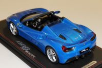 BBR Models 2015 Ferrari Ferrari 488 Spider - BLUE SPYDER MET - Blue metallic