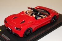 BBR Models 2015 Ferrari Ferrari 488 Spider - ROSSO CORSA - Black Wheels - Rosso Corsa