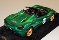 BBR Models 2017 Ferrari Ferrari 488 Spider 70th Anniversary 2017 - GREEN MET - Green Metallic