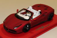 BBR Models 2015 Ferrari Ferrari 488 Spider  - SOFT RED - Red