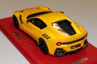 BBR Models 2015 Ferrari Ferrari F12 TDF - GIALLO TRISTRATO / BLACK WHEELS- Yellow Tristrato / Black