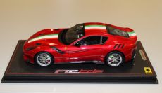 BBR Models  Ferrari Ferrari F12 TDF - ROSSO FUOCCO / ITALIAN FLAG Red Metallic