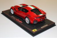 BBR Models  Ferrari Ferrari F12 TDF - ROSSO FUOCCO / ITALIAN FLAG Red Metallic