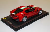 BBR Models  Ferrari Ferrari F12 TDF - ROSSO FUOCCO / ITALIAN FLAG Red Metallic