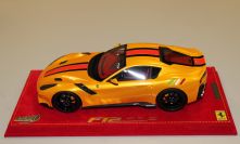 BBR Models  Ferrari Ferrari F12 TDF - GIALLO TRISTRATO / RED Yellow Tristrato