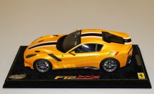 BBR Models  Ferrari Ferrari F12 TDF - GIALLO TRISTRATO / BLACK Yellow Tristrato