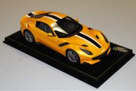 BBR Models  Ferrari Ferrari F12 TDF - GIALLO TRISTRATO / BLACK Yellow Tristrato