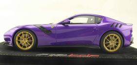 BBR Models Ferrari Ferrari F12 TDF - PURPLE / GOLD Purlple Metallic