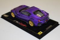 BBR Models  Ferrari Ferrari F12 TDF - PURPLE MET / GOLD - Purlple Metallic