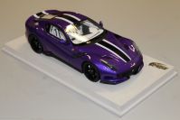 BBR Models  Ferrari Ferrari F12 TDF - PURPLE MET / GOLD Purlple Metallic