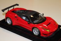 BBR Models 2016 Ferrari Ferrari 488 GTE - ROSSO CORSA / CARBON Red / Carbon Roof