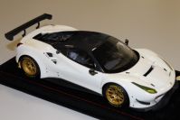 BBR Models  Ferrari Ferrari 488 GTE - AVIO WHITE / CARBON - White / Carbon