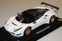 BBR Models  Ferrari Ferrari 488 GTE - AVIO WHITE / CARBON - White / Carbon