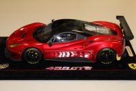 BBR Models 2016 Ferrari Ferrari 488 GTE - RED FIRE / BLACK ROOF Red Metallic