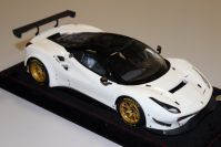 BBR Models 2016 Ferrari Ferrari 488 GT3 - WHITE BLACK ROOF - 12/12 White / Black